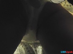 Have A Fun her hawt white panty up petticoat