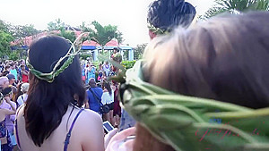 Hippie chick with a bushy slit gave a footjob to a guy she wanted to fuck