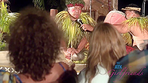 Hippie chick with a bushy slit gave a footjob to a guy she wanted to fuck