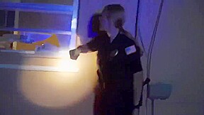Homemade teen 18+ cumshot Black Male squatting in home gets our milf officers