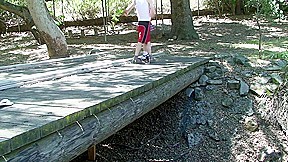 Hooker blows hiker on trail