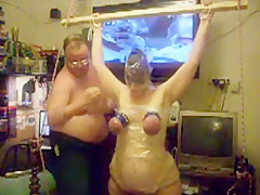 Horny Amateur record with BBW, Bondage scenes