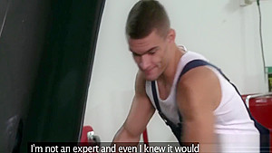 Horny Babe Fucks Auto Mechanic