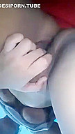 Horny Girl Fingering Pussy Displaying Her Sexy Boobs