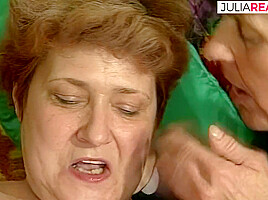 Horny Grannies Caress Each Other To Climax - DeutscheOmas