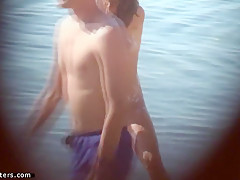 Horny Homemade record with Nudism, Beach scenes
