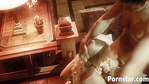 Horny In Lingerie Pounded Raw And Cummed - Michelle Thorne