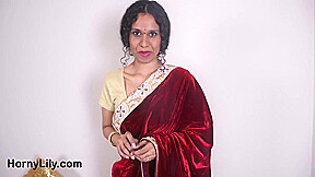 Horny Indian In Stepmom Seducing Her Stepson Virtually On Webcam Show