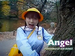 Horny Japanese girl Ran Monbu in Incredible Close-up, Couple JAV clip
