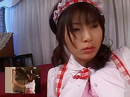 Horny Japanese girl Rin Suzuka in Crazy Amateur, Maid JAV clip