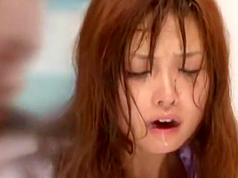 Horny Japanese model Yuzu Yamanashi, Aiko Hirose, Maki Mizusawa in Crazy Small Tits, Facial JAV scene