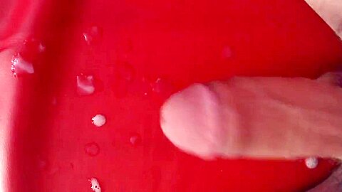 Horny Kinky Latex Guy Cum Hard!