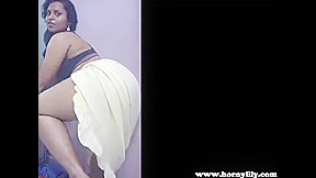 Horny Lily And Indian Aunty In In Blue Sari Indian Babe Sex Video