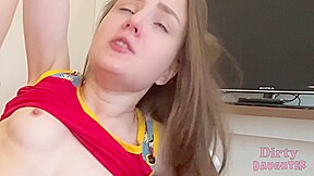 Horny Step Daughter Fucks Her Step Daddy