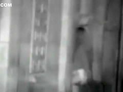 Horny couple fucking in dark street