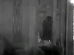 Horny couple fucking in dark street