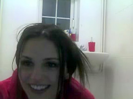 Horny femdom babe enjoys online slave training and bjs