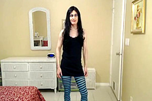 Horny homemade shemale clip with Masturbation, Solo scenes