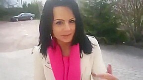 Hot Babe Turtleneck Blowjob and Swallow