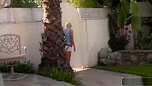 Hot Blonde Gets A Big Schlong