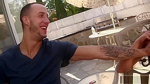 Hot Blonde Gets A Big Schlong