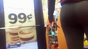 Hot Ebony Grey Spandex Ass