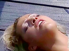 Hot German Blonde outdoor sex