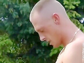 Hot German Blonde outdoor sex