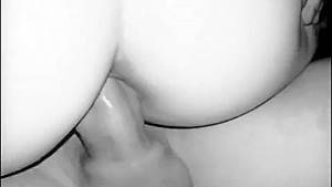 Hot German girlfriend blowjob & fucked with bound hands & cum in tight ass