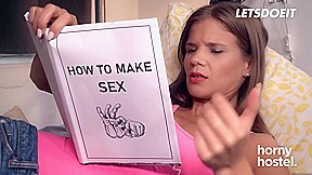 Hot Girl Improves Her Sex Game With Big Black Cock - Sarah Kay And Horny Hostel