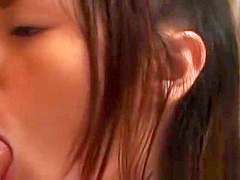 Hot Japanese babe sucking and fucking part1