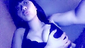 Hot Latina touching herself
