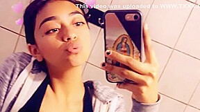 Hot Latina touching herself