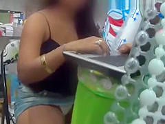 Hot Latinas up skirt