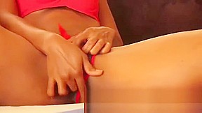 Hot african ebony blowjob in big white cock