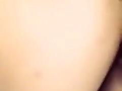 Hot black girl pegging her mans ass and mouth in public