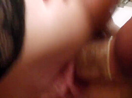 Hot cheating sex with BBW on the kitchen