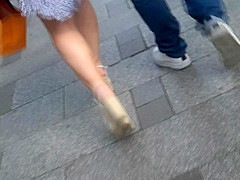 Hot mature in ysl high heels