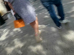 Hot mature in ysl high heels