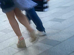 Hot mature in ysl high heels