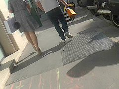Hot mature in ysl high heels