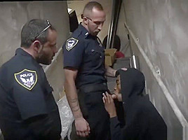 Hot mens gay police first time Suspect on the Run, Gets Deep Dick