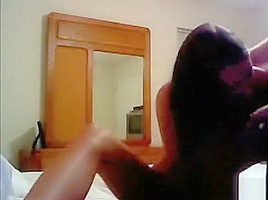 Hot webcam girl rides a hard dick