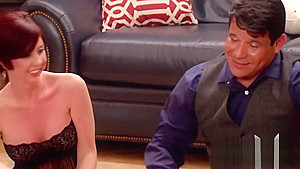 Hot young swingers swap couples and orgy in the red room