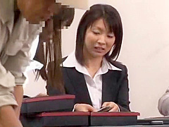 Hottest Japanese slut Kaede Oshiro, Kana Ohori in Incredible Small Tits, Office JAV movie