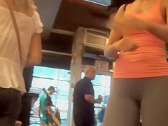 Hottie stopped by to get some coffee