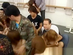 Huge japanese gangbang hardcore part5
