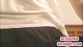 Hung muscular straighty sucked and jerked off by DILF