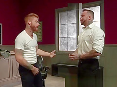 Hung stud eating asshole