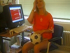 I Find The Door Open And I Film Michaela As Blonde As She